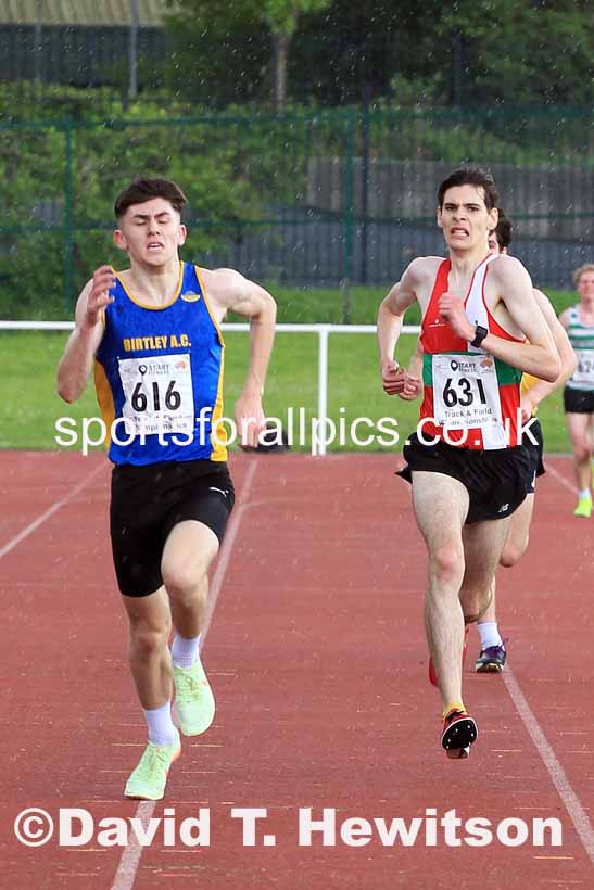 Mens Under-20s 5000 metres 2023 North Eastern Track and Field Champs., Middlesbrough Sports Village, Middlesbrough. Photo: David T. Hewitson/Sports for All Pics